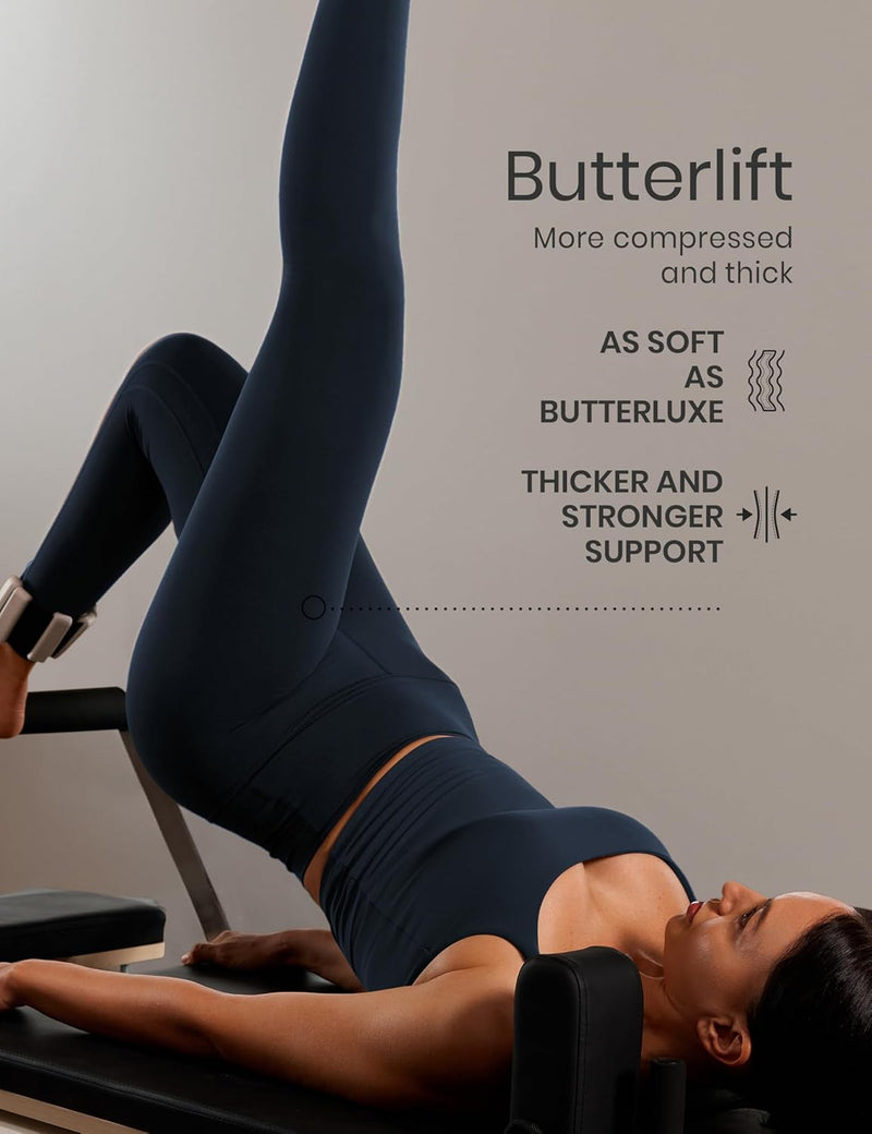 CRZ YOGA Womens Butterlift High Waisted Workout Leggings 25" - Pilates Gym Athletic Yoga Pants Buttery Soft