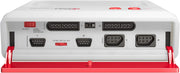 Geek Theory Retro-Bit Super Retro Trio HD Plus 720P 3 in 1 Console System - HDMI Port - for Original NES/SNES, Super Nintendo and Sega Genesis Games - Red/White