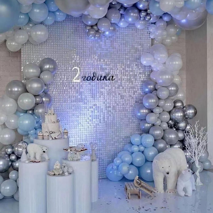 Shimmer Wall Backdrop, 8PCS Glitter Background Panels Foursquare Sequin Wall Backdrop, Sequin Shimmer Wall Backdrop Decoration Photo Backdrops for Birthday Wedding Party (Gold)