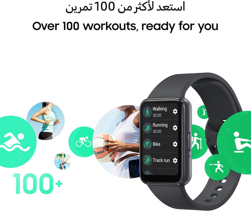 Samsung Galaxy Fit3 Smartwatch, Exercise and Sleep Tracking, Fall Detection, Bluetooth, 40mm, Pink Gold