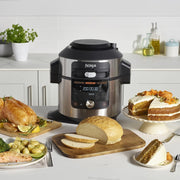 Ninja Foodi Ultimate 9-In-1 Multi Cooker With Crisping, Keep Warm Setting, One Pot Meals, 1760 Watts, 7.5 Litre Capacity, Recipie Guide, Black, OP500ME, 2 Years Warranty