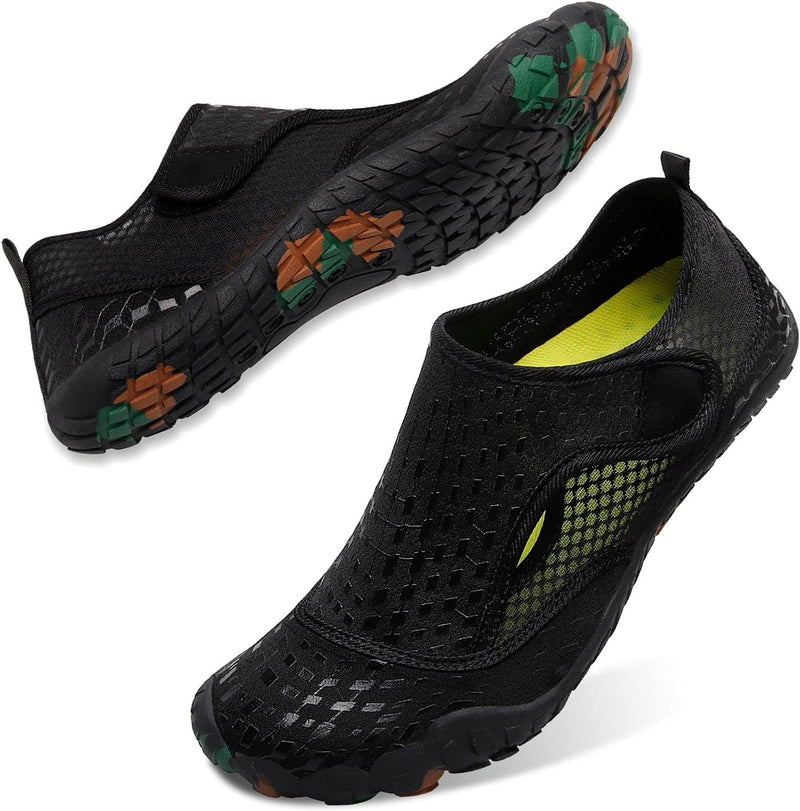 L-RUN Water Shoes Mens Womens Outdoor Quick Dry Aqua Barefoot Beach Shoes for Swim Surf Diving Summer Water Sports