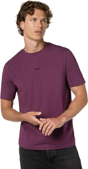 mens Center Logo Regular Fit T-shirt T-Shirt - Potent Purple
