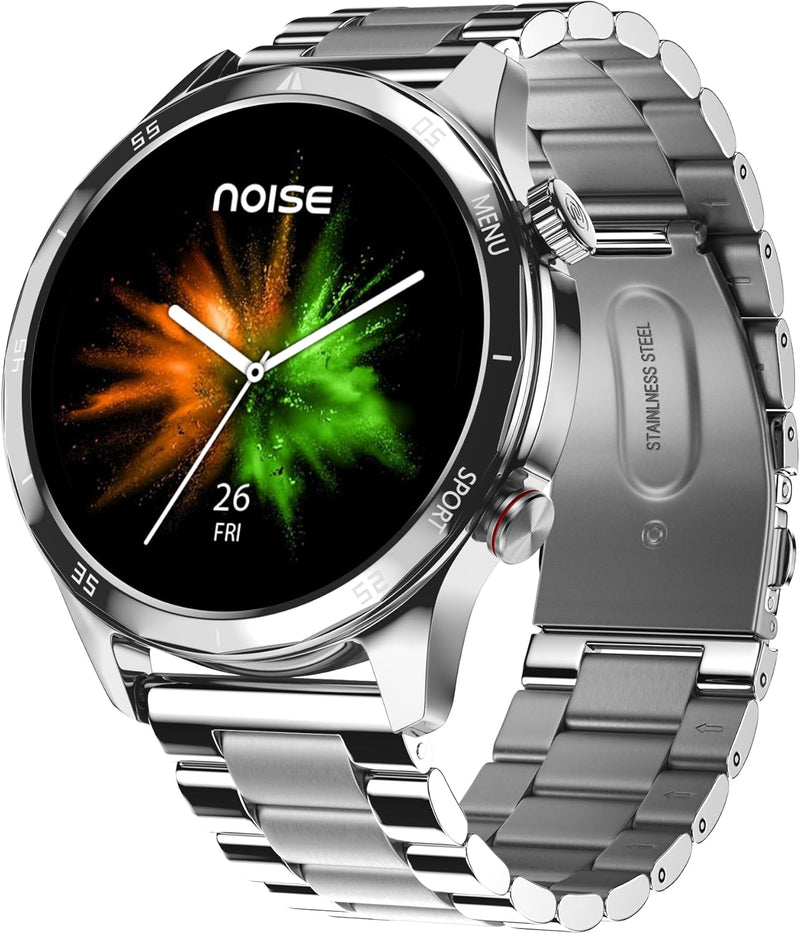 Noise Twist Go Round dial Smartwatch with BT Calling, 1.39" Display, Metal Build, 100+ Watch Faces, IP68, Activity Tracker, Oxymeter (SpO2), 24/7 Heart Rate Monitoring (Jet Black)