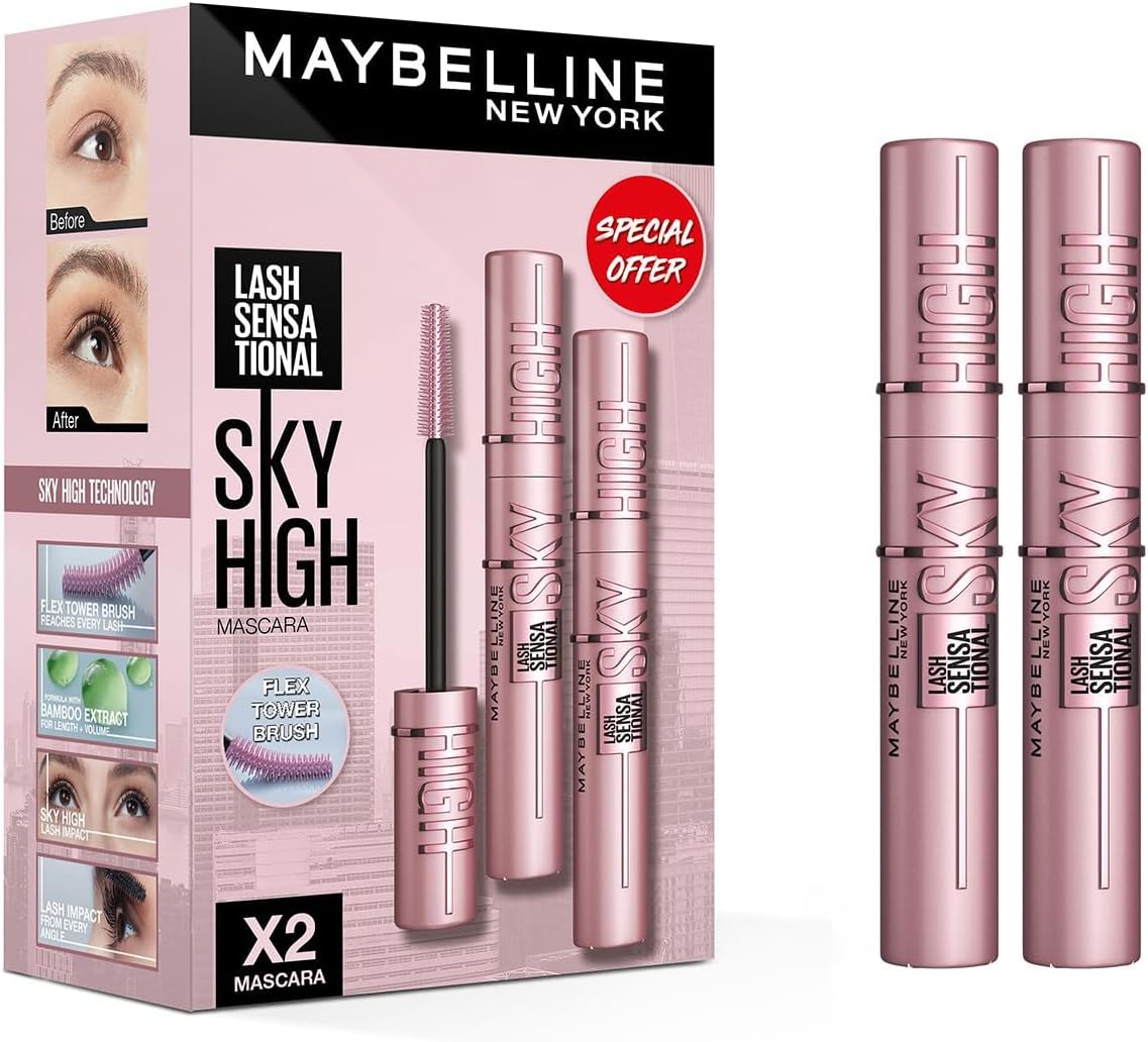 Maybelline New York - 2 PIECES SET LASH SENSATIONAL SKY HIGH MASCARA – image 1