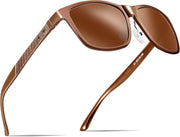 ATTCL Mens Polarized Sunglasses for Men Sunglasses (pack of 1) - 8587-Brown-brown(Non-mirrored)