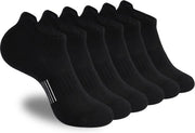 ATBITER Unisex Adult Athletic Socks Socks - 6pairs Black