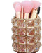 Portal AE Crystal Makeup Organizer - Gold Crystal Makeup Brush Holder Storage Organizer 10 * 12 (1 Piece)