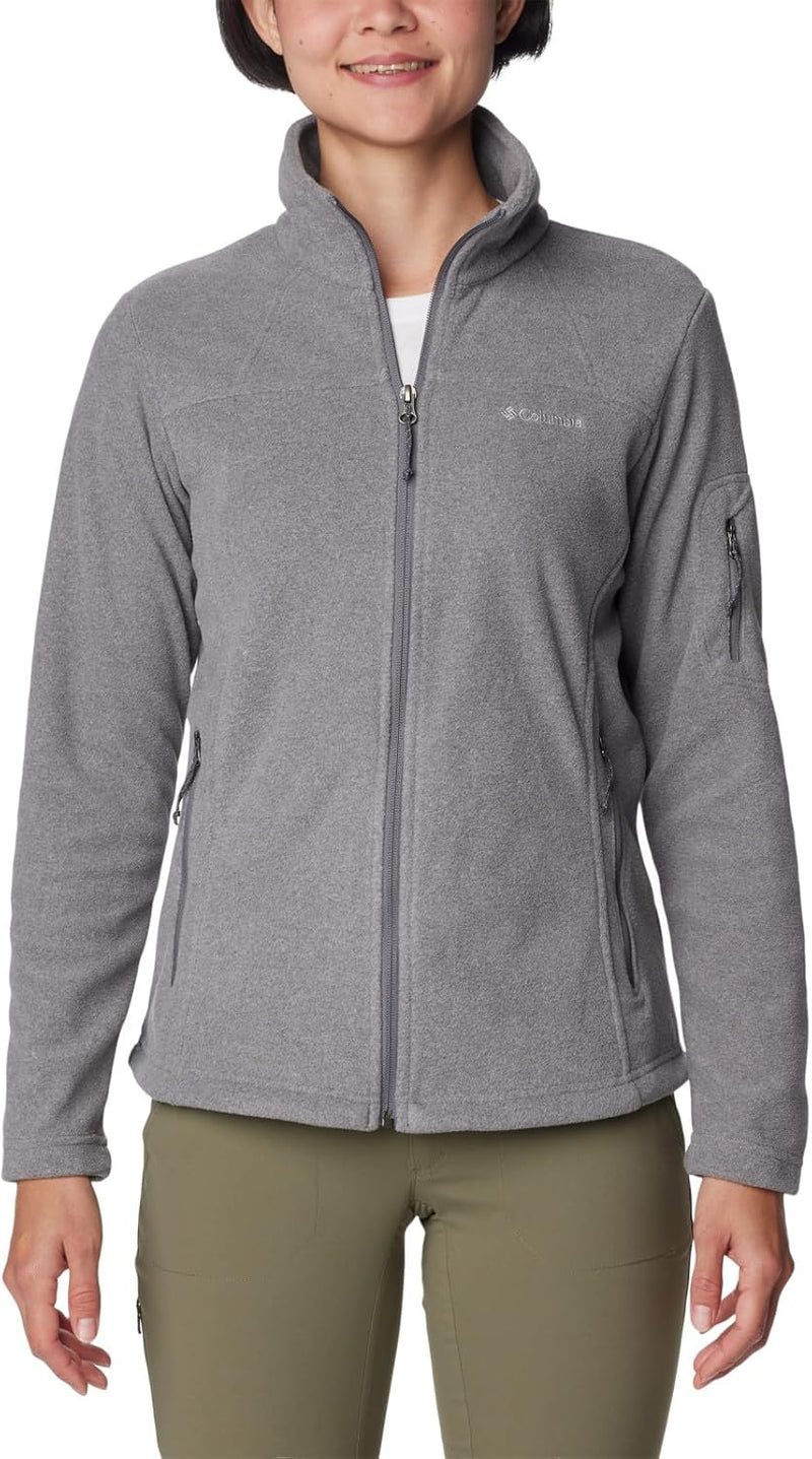 Women's Fast Trek 2 Jacket Full Zip Fleece Jacket (pack of 1) - City Grey Heather/City Grey