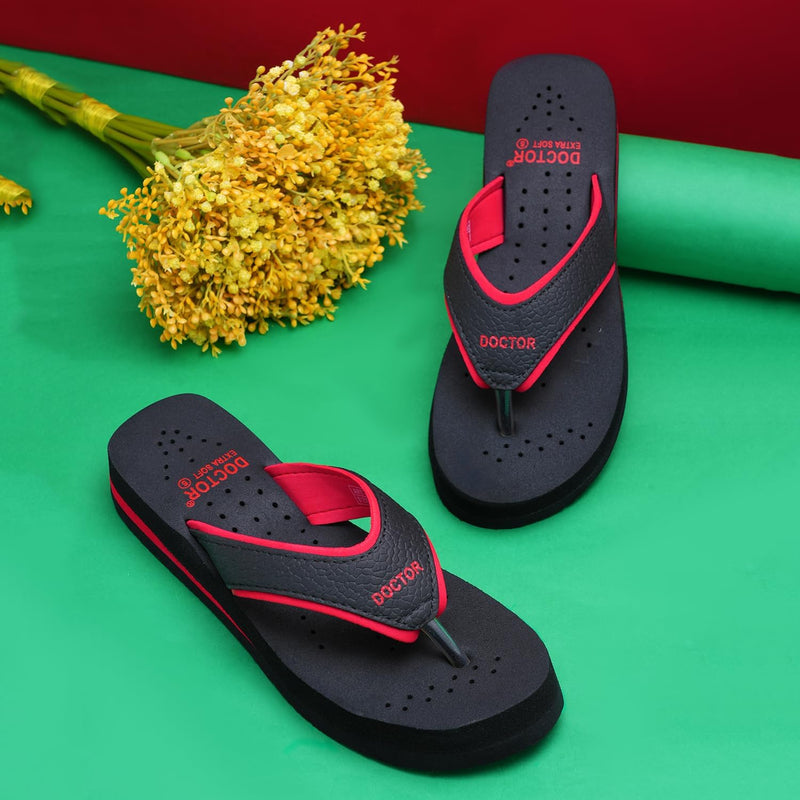 DOCTOR EXTRA SOFT Ortho Care Diabetic Orthopaedic Pregnancy Super Comfort Dr Flipflops and House Slippers For Women's and Girl's D-18