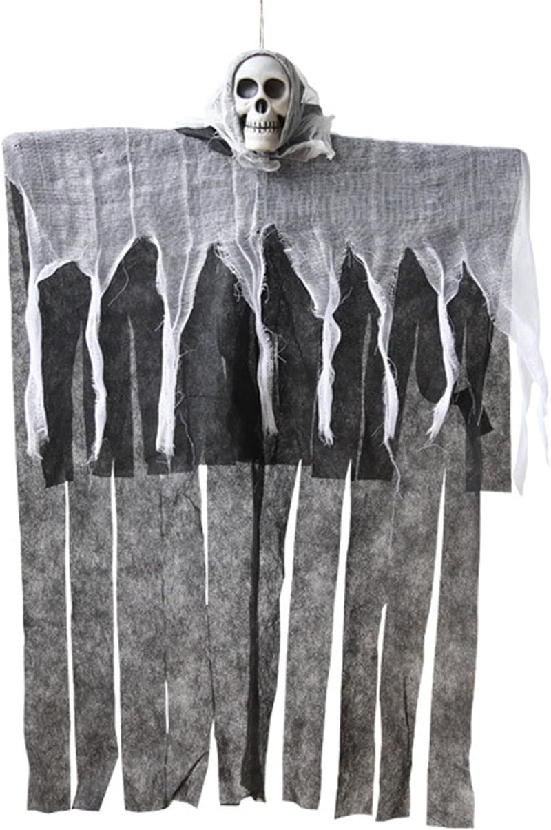 Halloween Hanging Decorations - Skeleton Hanging Ghost Flying Scary Skull Skeleton Decorations for Outdoor Indoor Party Props Haunted House Halloween Decoration (style 2) - style 5