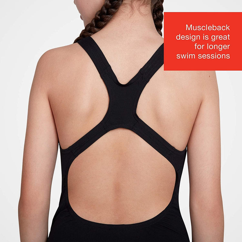 KIDS SWIMSUIT One Piece Swimsuit - 13-14 BLACK