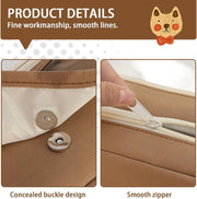Cute Capybara Pencil Case, Capybara School Supplies, Clear Aesthetic Pencil Pouch with Cute Capybara Pins and Plush, Large Capacity Multi-layers Pen Case