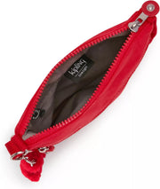 Womens Keiko Crossbody Mini Bag, Lightweight Adjustable Purse, Durable Nylon Shoulder Sling - Red Rouge