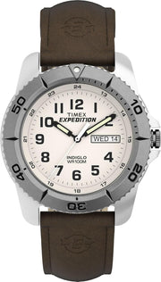 Expedition Rugged Metal Watch - Dark Brown/Natural