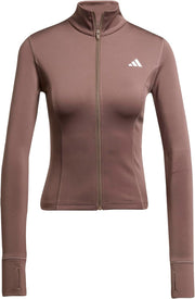 Women Optime Essentials Full-Zip Jacket - Brown