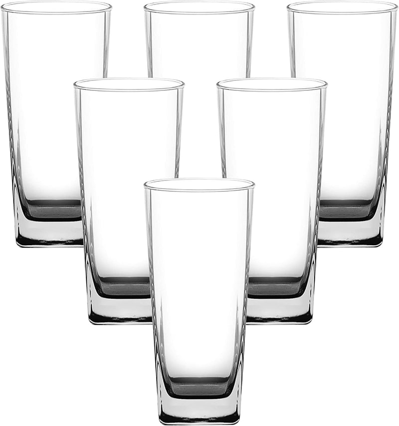 Ocean Plaza Glass 320ml, Clear ,B1101103, 3 Pc Set - 6