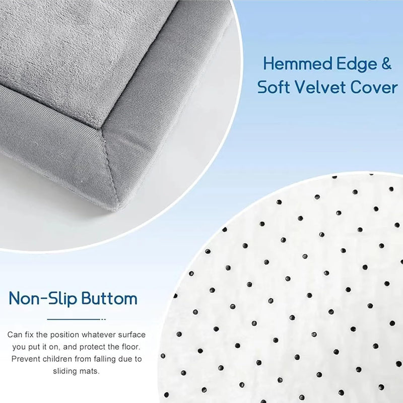 SBHJBY Baby Play Mat for Floor, Thick Memory Foam Tummy Time Mat, Large Non Slip Crawling Mat for Toddlers, Infants, Kids,Yoga Mat, Tatami Mat for Living Room