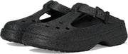 Unisex Adult 210581-6Zr Clogs - Black Glitter