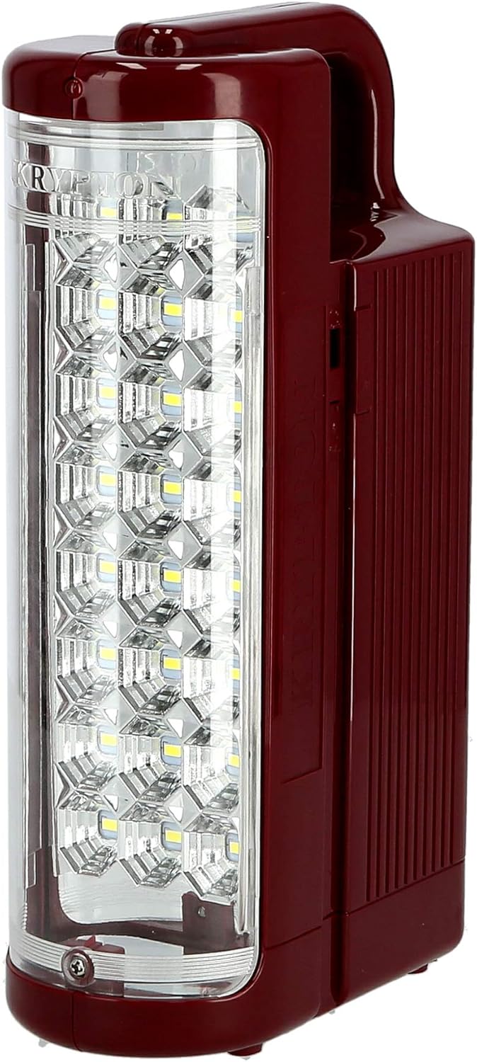 Krypton Rechargeable LED Emergency Lantern, Black