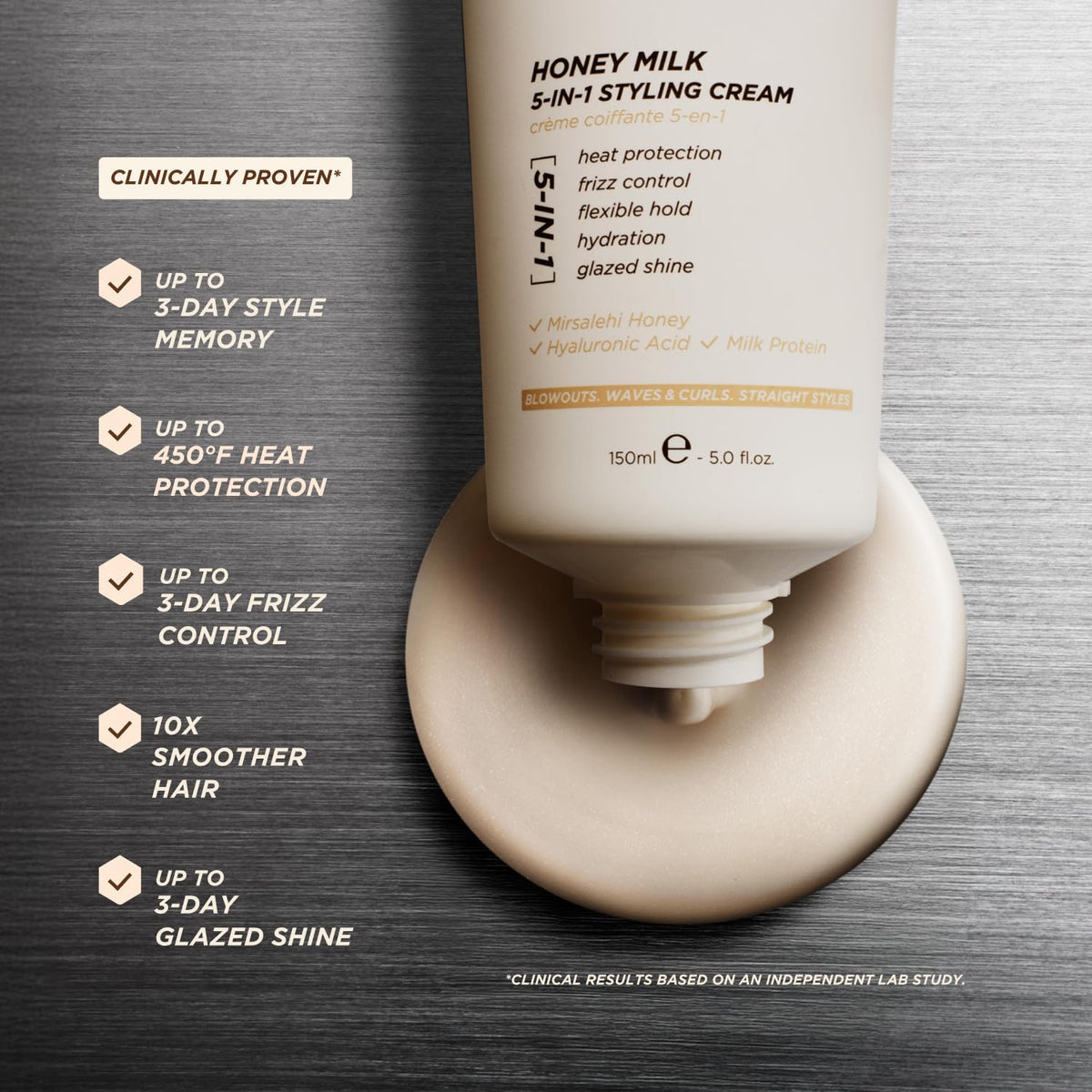 Gisou Honey Milk 5-in-1 Styling Cream 150ml – image 2