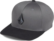 boys Full Stone Flexfit Hat Baseball Cap - Asphalt Black - New