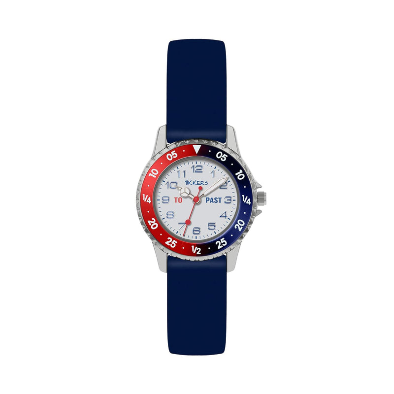 Tikkers Boy's Analogue Analog Quartz Watch with Silicone Strap ATK1040