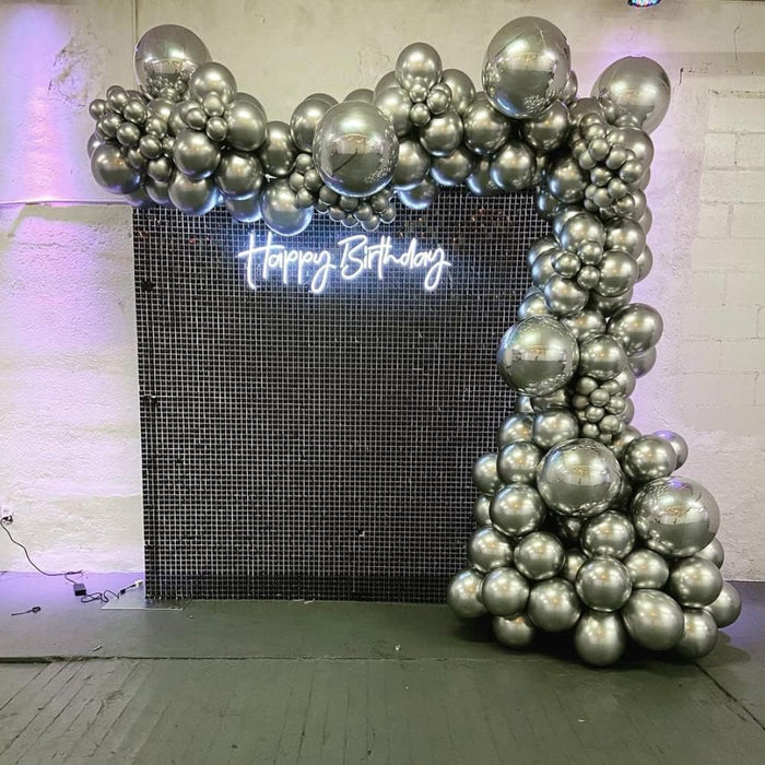 BEAYFILY 24 Pack Shimmer Wall Backdrop Party Decorations,Shimmer Wall Panels Sequins Wall Panels for Wedding, Anniversary, Birthday, Graduations,Engagement,and Bachelorette (Black, 24)