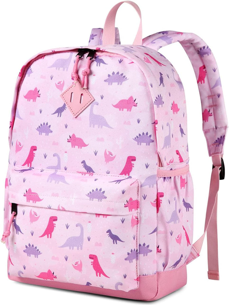 Kids Backpack for Boys, Girls Cute Backpack for School Children's Bookbag - Pink Dinosaur