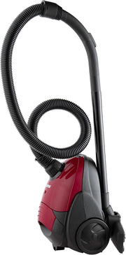 Geepas GVC2594 Vacuum Cleaner with Dust Bag, 2200W - 1.5L - Powerful Suction - Dust Full Indicator Flexible Hose with Airflow on Handle Pedal Switch and Auto-Rewinding Wire 2 Years Warranty