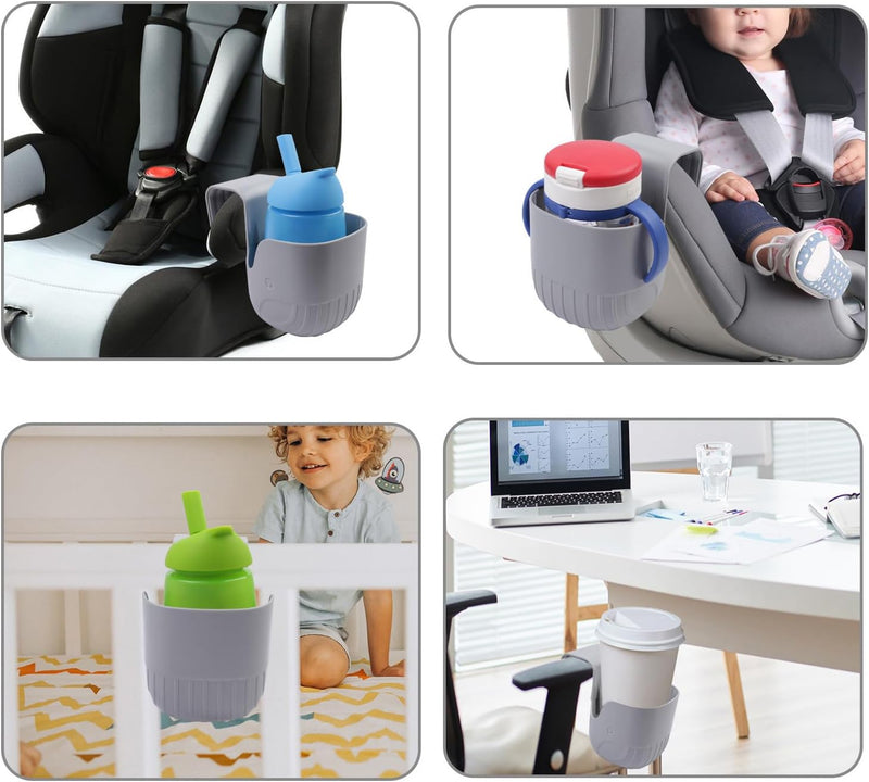 Universal Baby Car Safety Seat Cup Holder Food Drink WaterBottleOrganizer Snack Storage Tray Auto Interior Accessories Car Seat Cup Holder Baby Car Safety Seat Cup Holder Drink Beverage Stand Snack