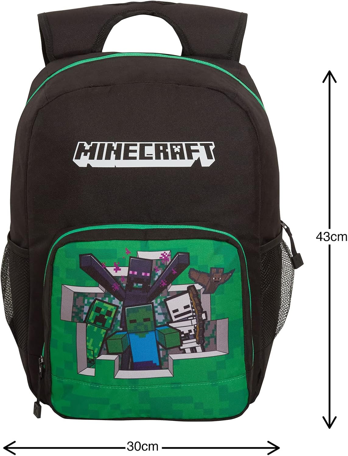 Minecraft Backpack Kids Adults Large School Collage Work Laptop Bag Gaming Rucksack Gift For Gamer – image 3
