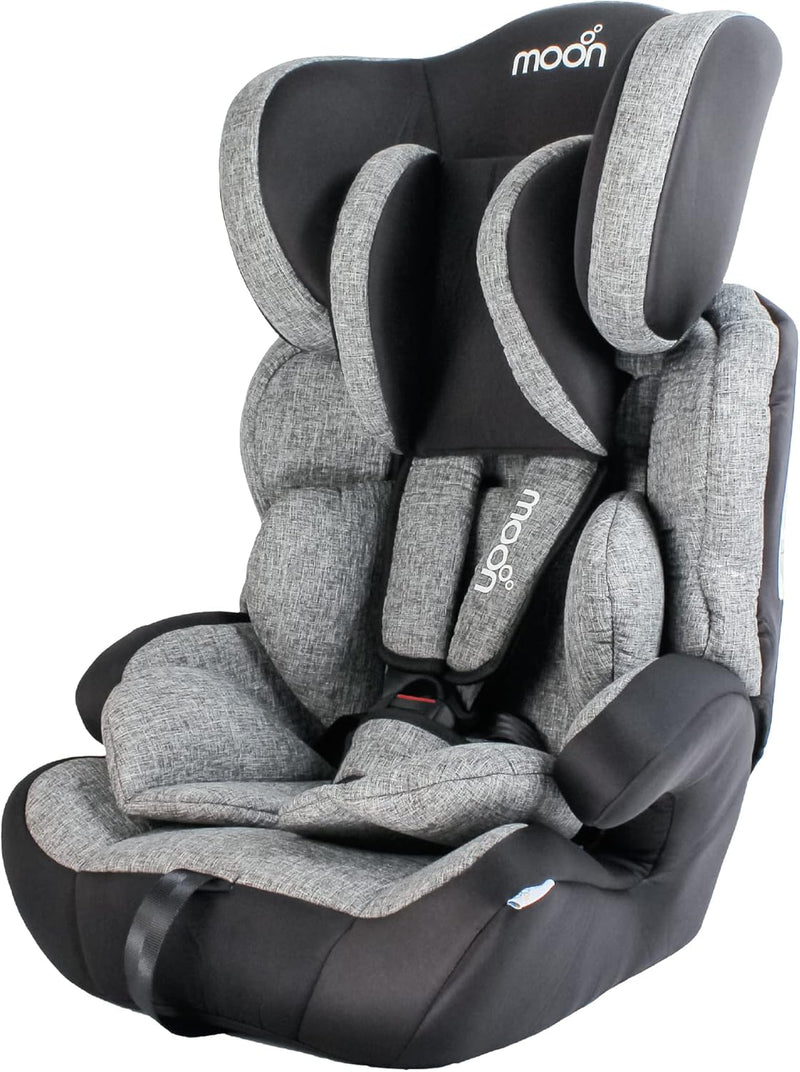 The Moon Brand Tolo Car Seat – Baby Travel Gear for Kids (9m to 11yrs) – ForwardFacing Child Booster Seat w/ Adjustable Headrest – Group 123 Comfort Car Accessories – Green