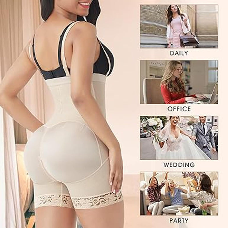 Comfy BBL Fajas Colombians Shapewear for Women Tummy Shapewear Control Body High Waist, Extra Firm Body Shaper Cincher Stomach مشد كولومبي