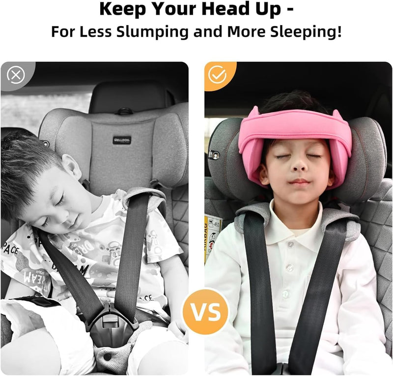 Baby Head Protector Car Seat,Car Seat Accessories for Kids,Car Safety Neck Pillows for Toddler Protection (gery)