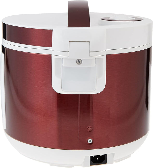Geepas Electric Rice Cooker with Steamer Non-Stick Inner Po, 708 Watts, Red/White, 1.5 L, GRC4328N
