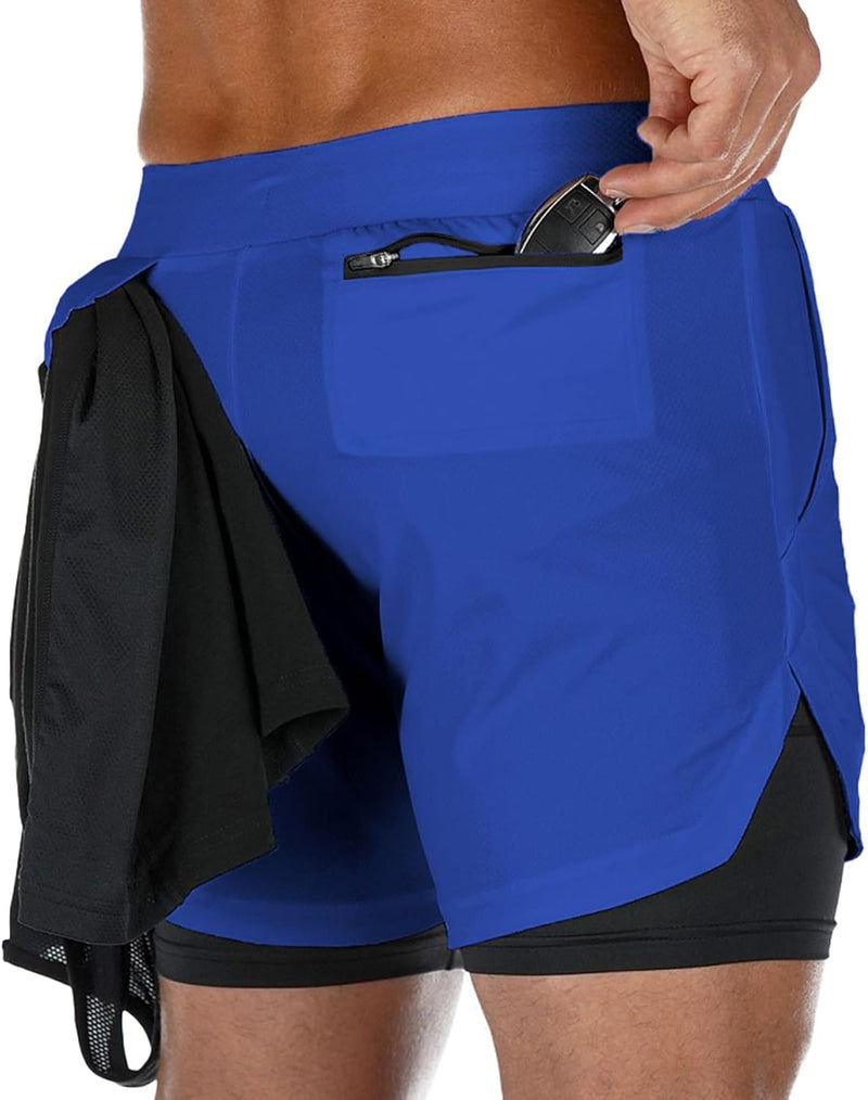 Dress Cici Gym Shorts for Men, Men's Activewear Running Shorts,Drawstring Gym Shorts Men, 2 Layer Loose Athletic Shorts with 4 Pockets