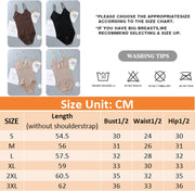 ARCFEETORY Women Shapewear Tummy Control Bodysuit Seamless Sculpting Snatched Waist Body Suit Spaghetti Strap Leotards S-3XL