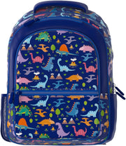 15 Inch School Bag for Boys & Girls - Lightweight & Durable Kids Backpack with Adjustable Straps - Toddler Kids Bookbag, Ideal for Primary School, Picnic, Travel - Dinosaur Dark Blue