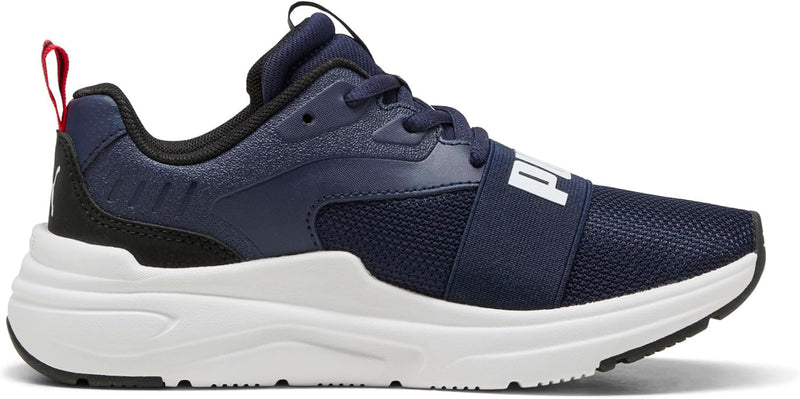 Kids Softride Wired 2 Jr, Low Boot,PUMA Navy-PUMA Black-PUMA White-PUMA Red, 38 EU