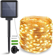 ANJAYLIA LED Fairy String Lights,ANJAYLIA 10Ft/3M 30leds Firefly String Lights Garden Home Party Wedding Festival Decorations Crafting Battery Operated Lights(Warm White) - Copper wire-warm white 66ft 1Pack