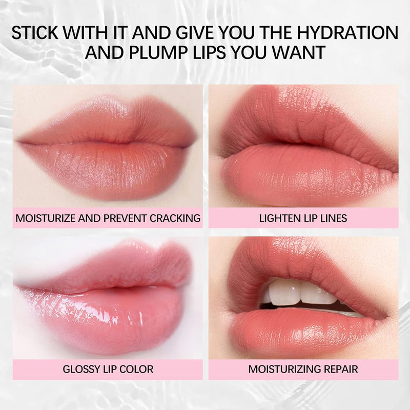 Lip Mask Sheet 10 pcs,Collagen Lip Sleeping Masks for Dry and Dark Lips, ALIVER Original Skincare Nourishing Lip Balm for Women and Men - 10pcs Lip Masks