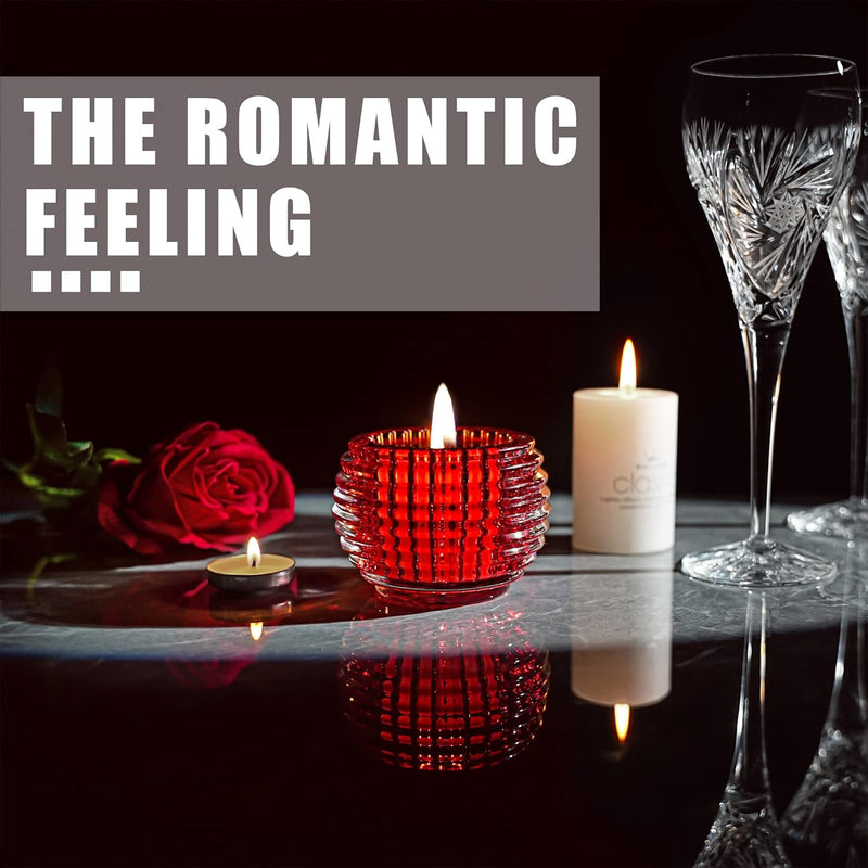 kanpura Clear Round Glass Votive Candle Holders 1pc, Fall Tea Light Candle Holder for Wedding Table, Votive for Birthday Party Decor