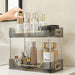 U-HOOME Bathroom Counter Organizer, Countertop Organizer and Storage,Bathroom Shelf Organizer,Cosmetics Skincare Shelf Organizer,Makeup Organizer Perfume for Dresser Vanity Tray, Spice Rack (Clean3)