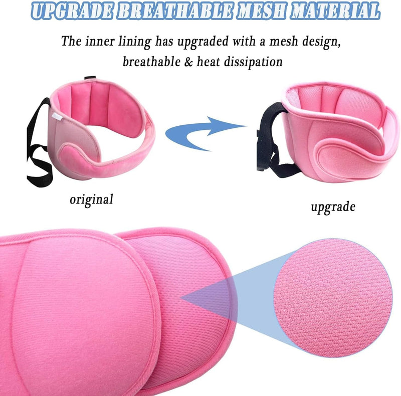 Baby Head Protector Car Seat,Car Seat Accessories for Kids,Car Safety Neck Pillows for Toddler Protection (gery)