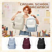VECAVE Lightweight Casual Laptop Backpack Purse for Women,Travel Backpack with laptop compartment