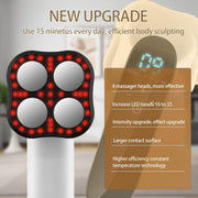 Angju Body Sculpting Machine, Lymphatic Vibration Drainage Massager & Anti Cellulite Massage Tool, Handheld Body Shaping Machine for Belly, Waist, Arm, Leg, Butt Gift for Men & Women