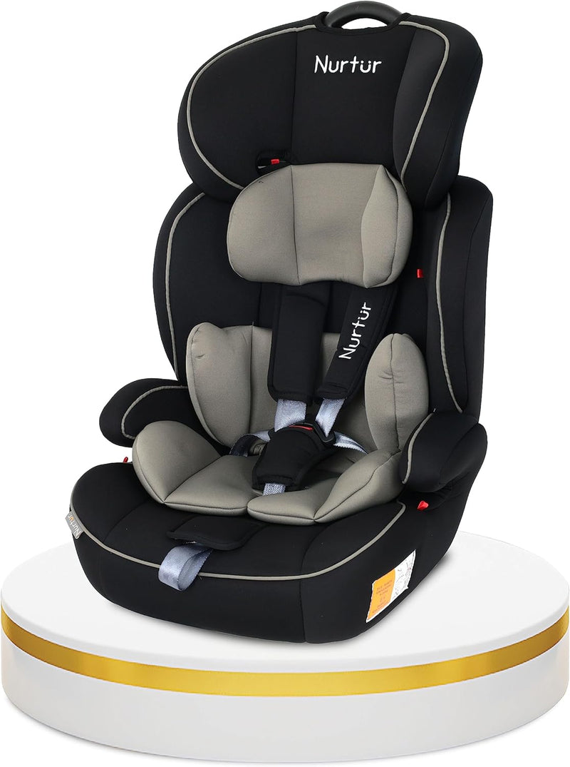 Nurtur All-in-one Ragnar Convertible Car Seat, ultra-slim design with Rear-Facing, Forward-Facing, and Belt-Positioning Booster - Green
