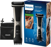 Philips Bodygroom BG7025/13 Showerproof Groin & Body Trimmer Body Shaver, 5-Length Adjustable Comb 80min Cordless, Skin Protection - BG7025/13 - Series 7000