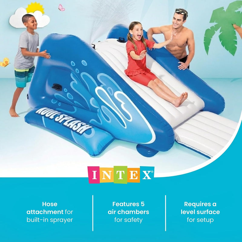 58849 - Inflatable Water Slide, 48.6 x 27.7 x 57.0 inches
